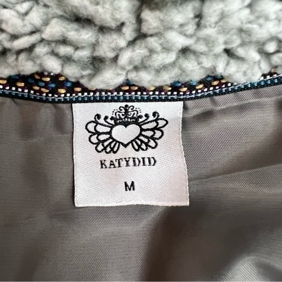 Katydid Teddy Bear Vest Womens Grey Sleeveless size medium - Picture 7 of 10